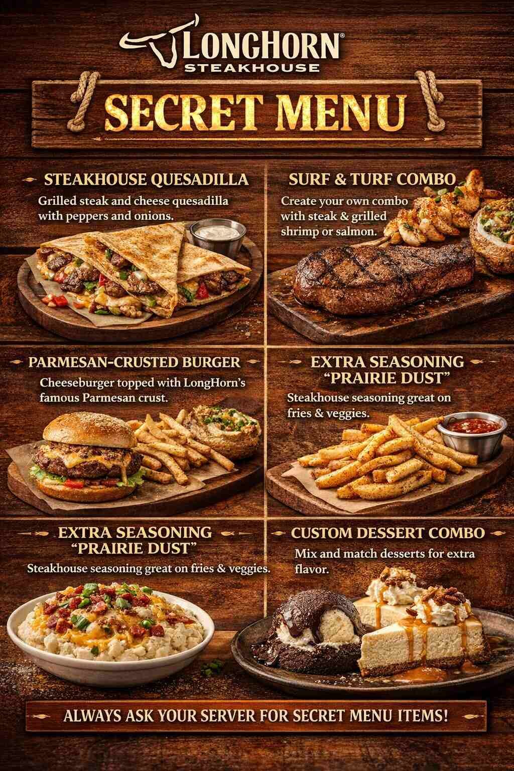 LongHorn Steakhouse Secret Menu